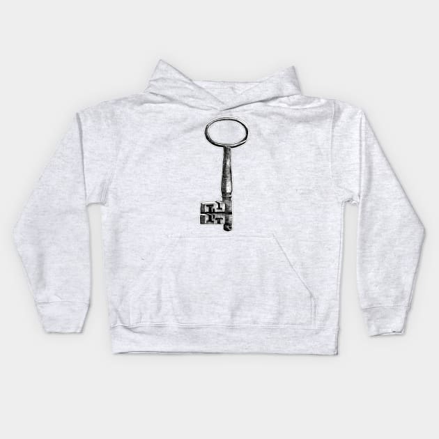 Old key Kids Hoodie by Marccelus